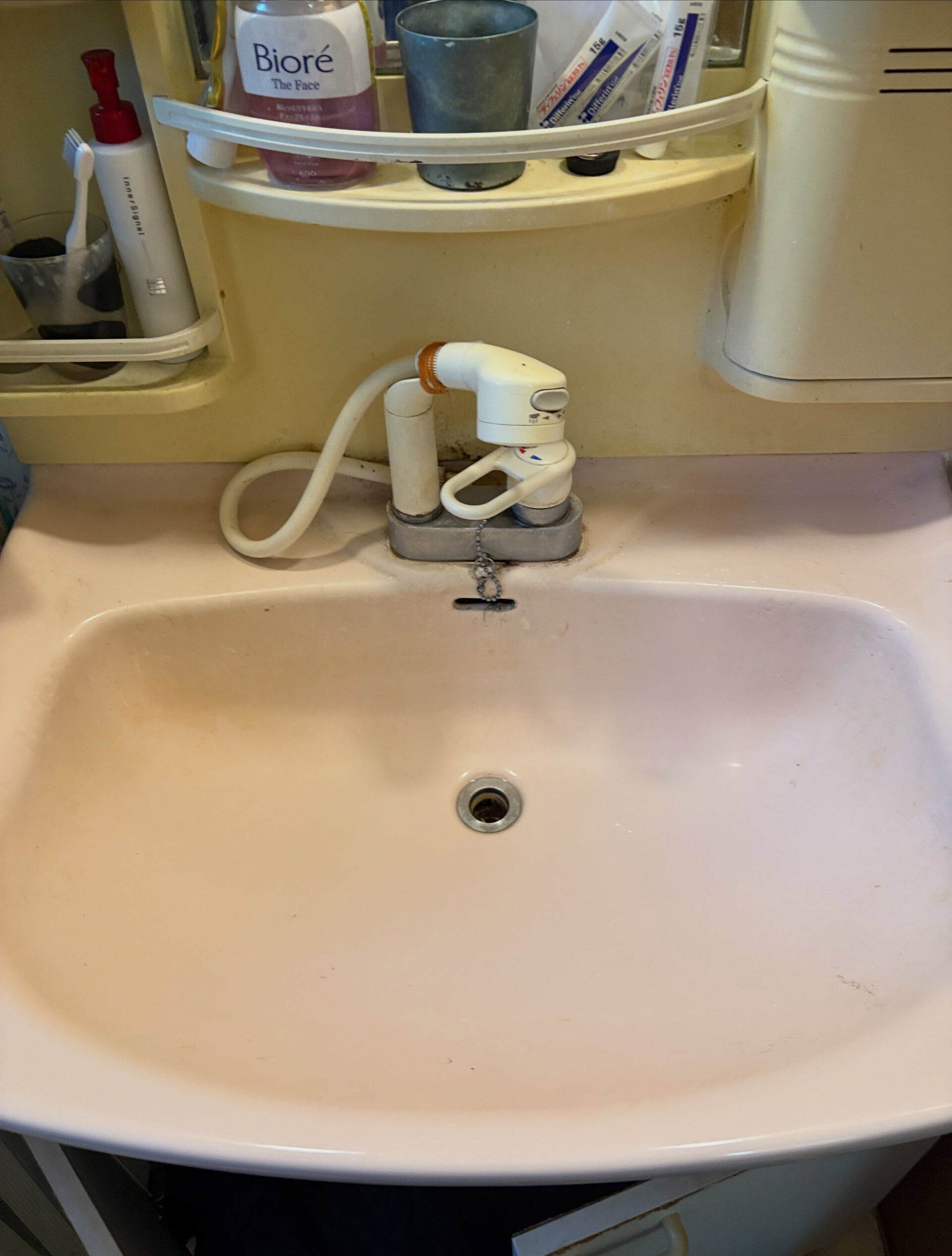 【松山市｜洗面蛇口交換🚰 給水管が中折れ!?】